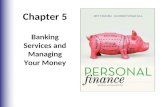 Chapter 5 Banking Services and Managing Your Money 5-1.