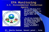 EPA Monitoring U.S. Environmental Protection Agency July of 1970,White House and Congress worked together to establish the EPA in response to the growing.