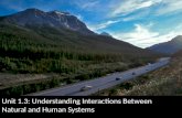 Unit 1.3: Understanding Interactions Between Natural and Human Systems.