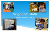 Singapore Math Monday, February 10 8:30.  A good fit for Primary Day  Concept Mastery  Math in Focus – American version of Singapore Math (excellent.