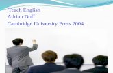 Teach English Adrian Doff Cambridge University Press 2004 1.