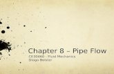 Chapter 8 – Pipe Flow CE30460 - Fluid Mechanics Diogo Bolster.