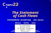 1 The Statement of Cash Flows C hapter 22 An electronic presentation by Norman Sunderman Angelo State University An electronic presentation by Norman Sunderman.