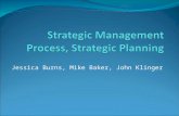Jessica Burns, Mike Baker, John Klinger. Strategic Management Definition- the art and science of formulating, implementing, and evaluating cross-functional.
