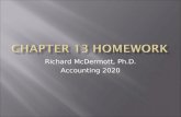 Richard McDermott, Ph.D. Accounting 2020.