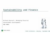 FIDIC Conference – Beijing – September 2005 Richard Burrett, Managing Director Sustainable Development ABN AMRO Sustainability and Finance.