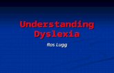 Understanding Dyslexia Ros Lugg. Dyslexiaor Specific Learning Disability?