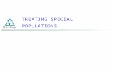 TREATING SPECIAL POPULATIONS. OVERVIEW Tobacco Treatment Smoking Outcomes Co-occurring Disorders Integration Tobacco Prevention.