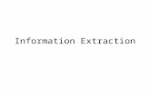 Information Extraction. Information Extraction System Converts unstructured text into a form that can be loaded into a database table Mentions of entities.