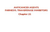 ANTICANCER AGENTS FARNESYL TRANSFERASE INHIBITORS Chapter 21.