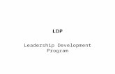 LDP Leadership Development Program. LEADERSHIP DEVELOPMENT PROGRAM (LDP)