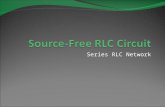 Series RLC Network. Objective of Lecture Derive the equations that relate the voltages across a resistor, an inductor, and a capacitor in series as: the.