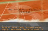 The Economic Stimulus Package Group B: Bruce Cheng, Michael Guinn, Philip Musterman, Michelle Quach, & Brian Swink.