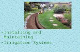 Installing and Maintaining Irrigation Systems. Next Generation Science / Common Core Standards Addressed! CCSS. Math. Content.HSN ‐ Q.A.1 Use units as.