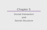 Chapter 5 Social Interaction and Social Structure.