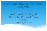 The Four Waves of Human Rights Prof. Mark E. Wojcik The John Marshall Law School Chicago USA.