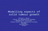 Modelling aspects of solid tumour growth Philip K. Maini Centre for Mathematical Biology Mathematical Institute; Oxford Centre for Integrative Systems.