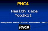 Pennsylvania Health Care Cost Containment Council PHC4 Health Care Toolkit.