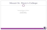 Mount St. Mary’s College Accelerated Bachelor of Science in Nursing Program Information Session.