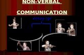 NON-VERBAL COMMUNICATION. What Is Non-Verbal Communication? “Nonverbal communication involves those nonverbal stimuli in a communication setting that.