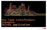 © ABB Group 2009 | Slide 1 Dry type transformers Zaragoza Drives application.