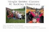 Single Gender Classes RC Buckley Elementary Chris Pettograsso, ES Principal Pamela Bryce, Classroom Teacher, Grade Level Coordinator Rhody O’Donnell, Classroom.