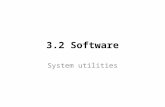3.2 Software System utilities. Data can be transferred in various formats. For e.g. “A tab delimited text file” it is a especial kind of plain text file.