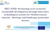 HELAND : Promoting socio-economic sustainable development through innovative technological actions for Mediterranean tourism - Heritage and landscape protection.