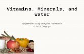 Vitamins, Minerals, and Water By Jennifer Turley and Joan Thompson © 2016 Cengage.