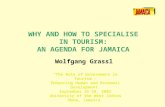 WHY AND HOW TO SPECIALISE IN TOURISM: AN AGENDA FOR JAMAICA Wolfgang Grassl “The Role of Government in Tourism – Enhancing Human and Economic Development”