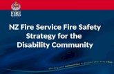 NZ Fire Service Fire Safety Strategy for the Disability Community.