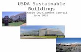 USDA Sustainable Buildings Sustainable Development Council June 2010.