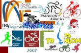 Triathlon Triathlon is a multi-sport and has three sports which continue thorough the race. It may vary the sports they play in triathlon but the most.