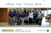 After the “First Date”… JUNE 2015 NETWORK-WIDE MEETING NISENET.ORG.