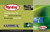 Designing for the Alternative Energy market CONFIDENTIAL: All contents copyright of Illinois Tool Works, Inc. (ITW). The ITW Photonics Group, Cal Sensors,