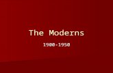 The Moderns 1900-1950. Origins “The Great War”: WWI changed the American voice in fiction “The Great War”: WWI changed the American voice in fiction At.