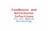 Foodborne and Waterborne Infections CLS 212: Medical Microbiology.