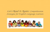 Let’s Read It Again: Comprehension Strategies for English-Language Learners.