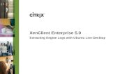 XenClient Enterprise 5.0 Extracting Engine Logs with Ubuntu Live Desktop.