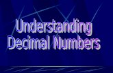 Reading Decimals Say what you see before the decimal Say “and” for the decimal Say what you see after the decimal Say the place value of the final digit.