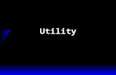 Utility. Utility Functions u Utility is a concept used by economists to describe consumer preferences. u Utility function is a function that assigns a.