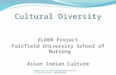 Cultural Diversity ELDER Project Fairfield University School of Nursing Asian Indian Culture Supported by DHHS/HRSA/BHPR/Division of Nursing Grant #D62HP06858.
