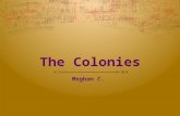 Southern colonies Middle Colonies.