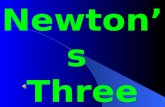 Newton’s Three Laws of Motion Newton's laws of motion are three physical laws which provide relationships between the forces acting on a body and the.