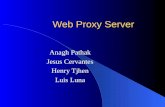 Web Proxy Server Anagh Pathak Jesus Cervantes Henry Tjhen Luis Luna.
