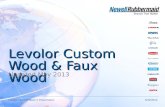 Levolor Custom Wood & Faux Wood Updated May 2013 5/22/2013 Levolor Learn It/Teach It Presentation.