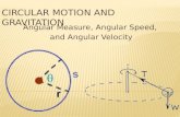 Angular Measure, Angular Speed, and Angular Velocity.