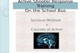 Survival Mindset & Courses of Action Active Shooter Response Training On the School Bus.