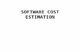 SOFTWARE COST ESTIMATION. INTRODUCTION most difficult task in software engineering difficult to make estimate the cost during planning phase because of.