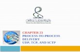 CHAPTER 23 PROCESS-TO-PROCESS DELIVERY UDP, TCP, AND SCTP.